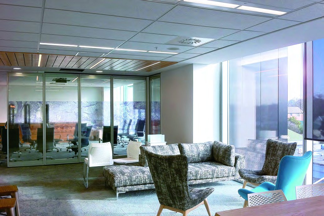 EXCELTONE MD Travertine-Delica ceiling